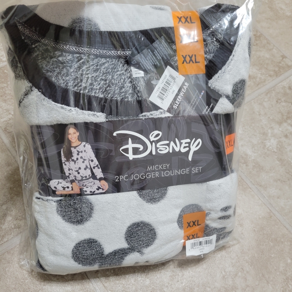Mickey Mouse PJ Set 2 Piece Disneyland XXL Warm - Picture 3 of 10